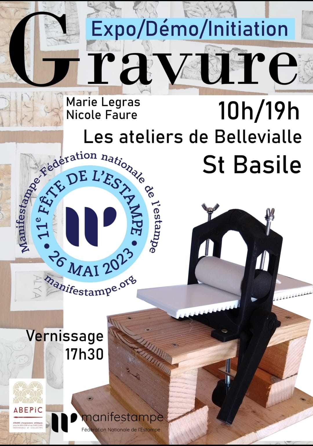 Journ E D Couverte De La Gravure Le Mai Abepic Ateliers D